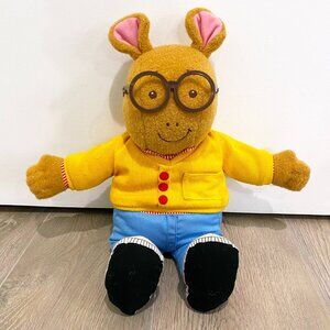 Vintage Playskool Talking Arthur Doll PBS Toy Plush 1996 18” Hasbro Works, Talks